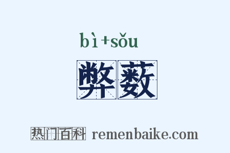 弊薮是什么意思的图片